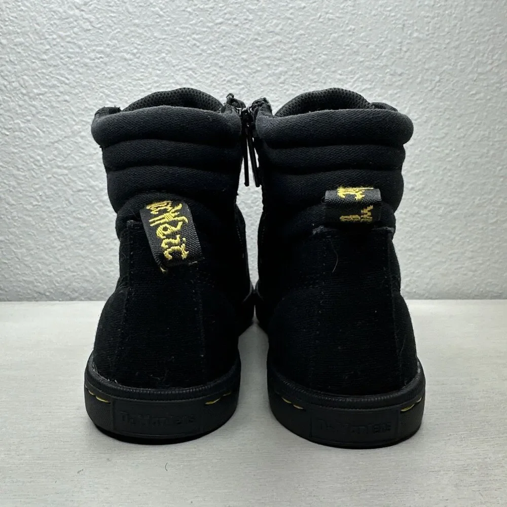 Dr. Martens Rozarya II Womens Black Casual Outdoor Side Zip Ankle Boots - Picture 4 of 7